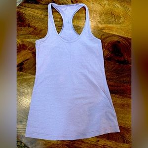 Lululemon Yoga Cool Racerback Heathered Lavender Size 6 Women
